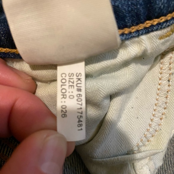 Abercrombie & Fitch Distressed Womens jeans size 0 / W25 - Picture 14 of 15